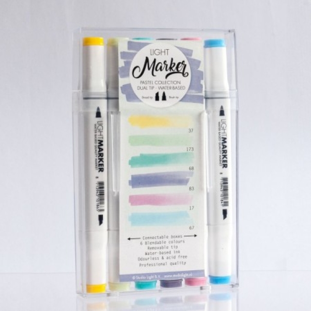 LIGHT MARKER Pastel 6 Stück