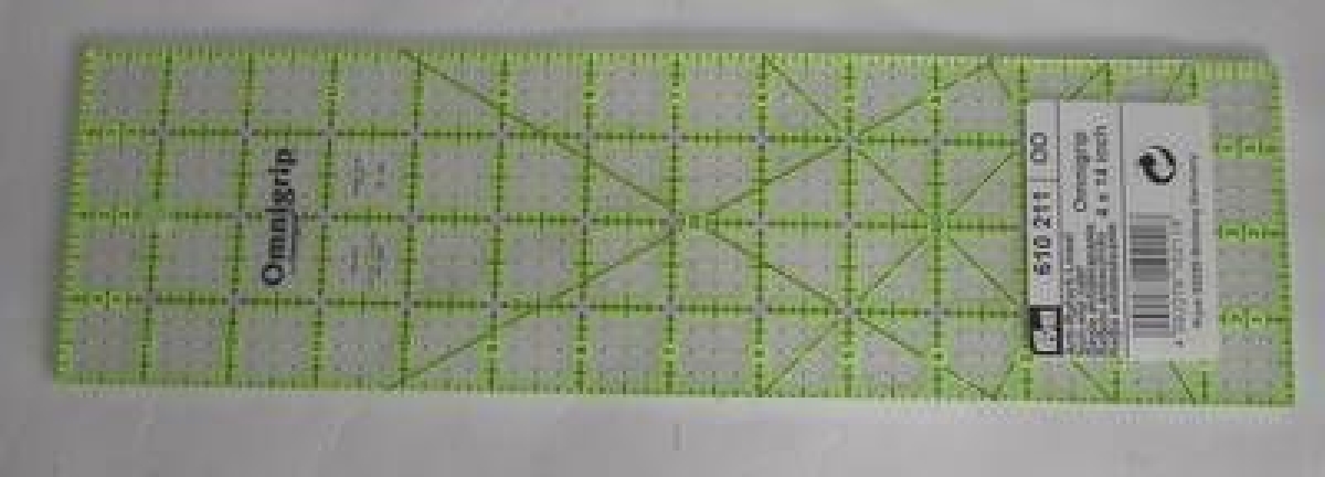 PRYM Omnigrid Anti-Rutsch Lineal 14 x 4 Inch
