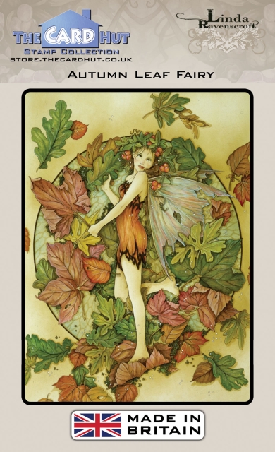 The Card Hut Clear Stamp / Transparenter Stempel Autumn Leaf Fairy