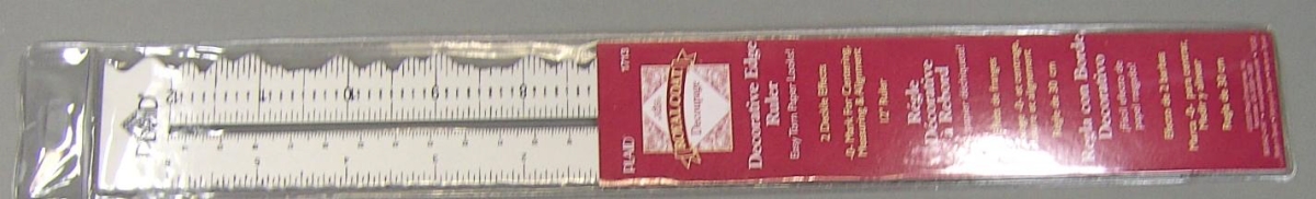 Royal Coat Decorative Edge Ruler Dekorier-Lineal 30 cm
