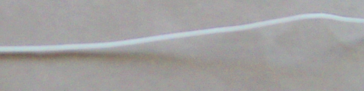 Elastische Litze pro Meter 1,5 mm weiss