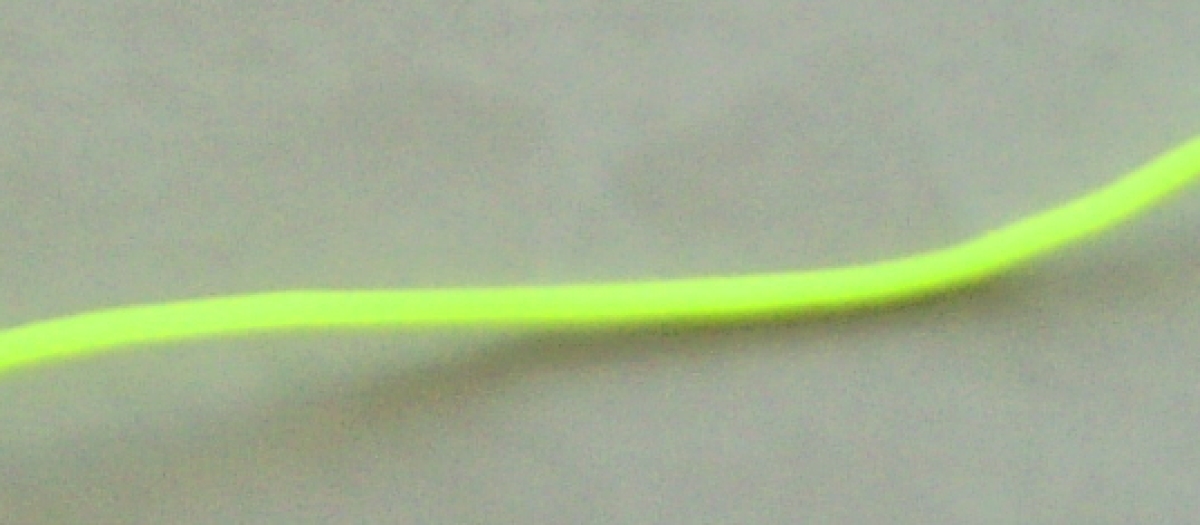 Elastische Litze pro Meter 1,5 mm neongelb