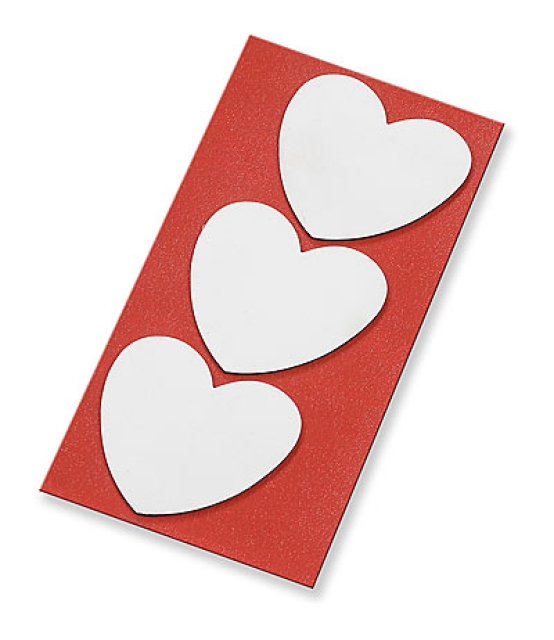 Knorr-Prandell Magnetsticker Herzen, 5 x 5 cm, 3 Stück