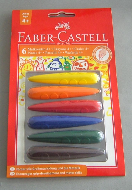Faber-Castell 6 Malkreiden ab 4 Jahre