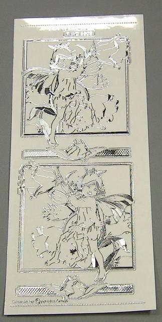 Match It Sticker Flower Fairies transparent Canterbury silber