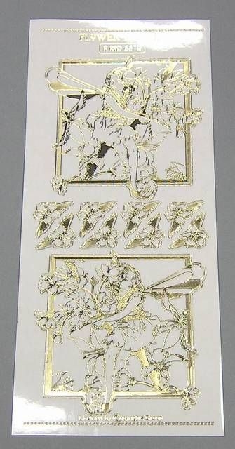 Match It Sticker Flower Fairies transparent Kirschblüte gol