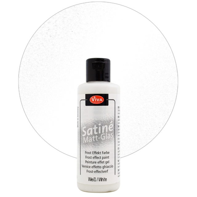 VIVA Decor Matt Glas 82 ml Weiss