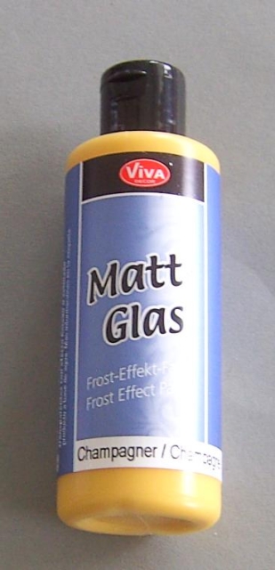 VIVA Decor Matt Glas 82 ml Champagner
