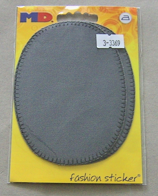 MD 2 Patches / Jeans-Motiv 80 x 105 mm grau