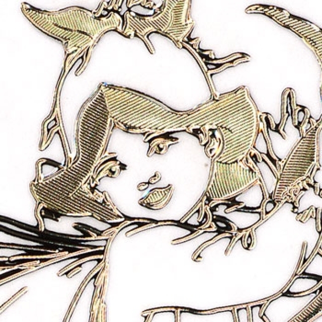 MD Sticker transparent Flower Fairies Canterburry silber