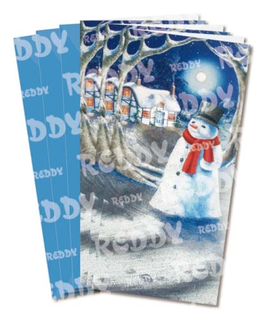 Reddy Cards Metallgravur Doppelkarte Motiv Schneemann