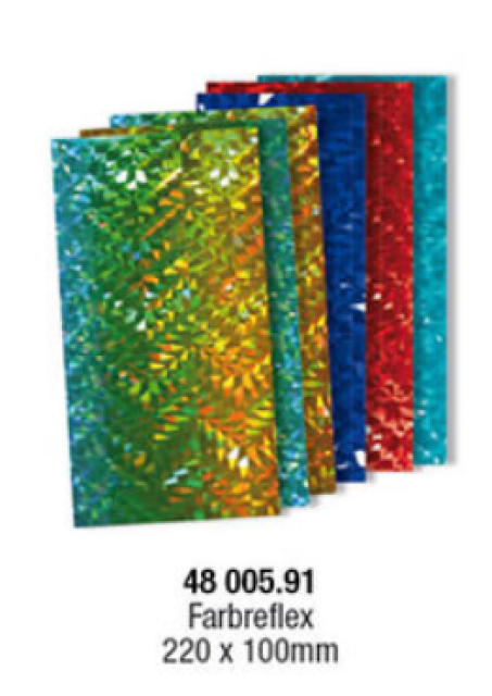 Metallic Transferfolie 220 x 100 mm Farbreflex