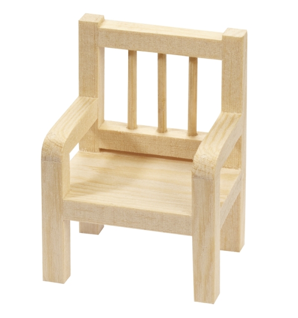 Hobbyfun Mini-Stuhl ca. 4,5 cm