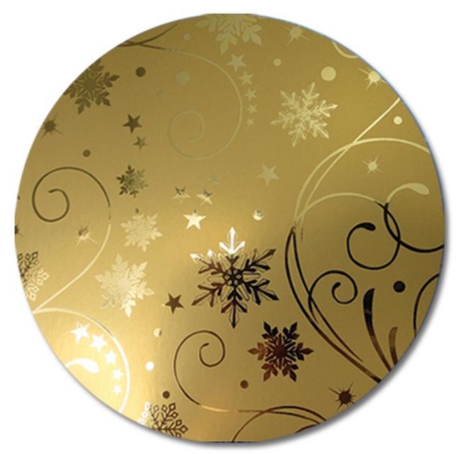 Mirri Christmas - Karton 270 gr Swirling Snowfall Rich Gold