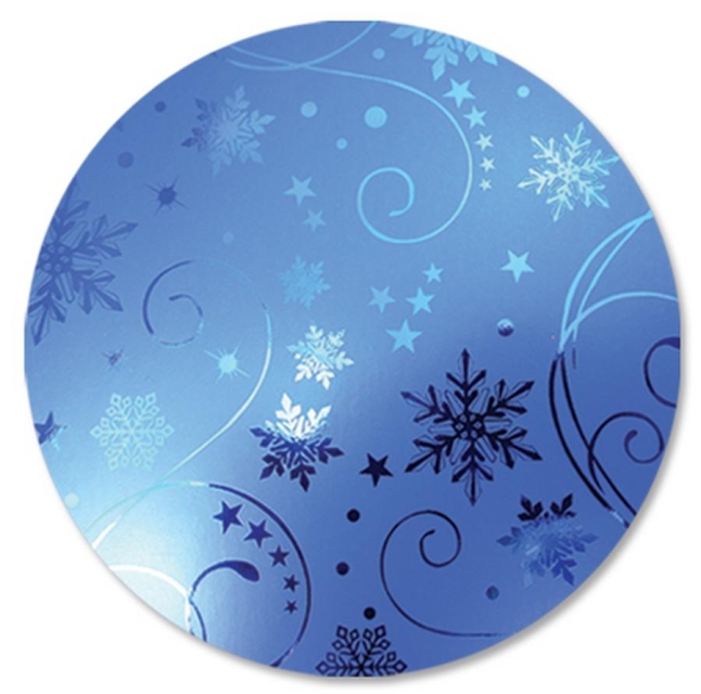 Mirri Christmas - Karton 270 gr Swirling Snowfall Christmas Blue
