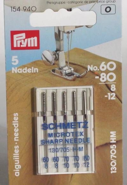 Schmetz Microtex Sharp Needle sortiert