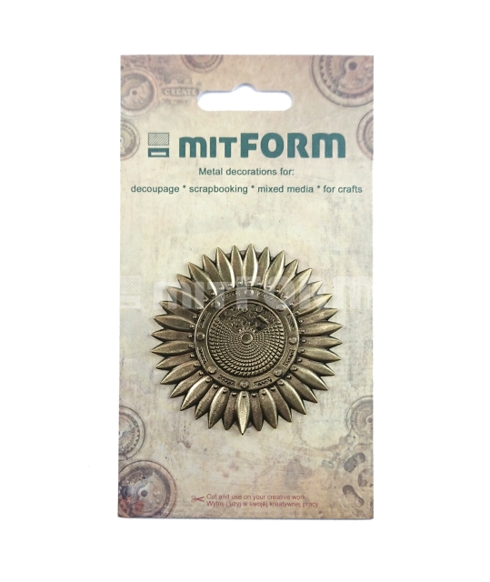 Mitform Flowers 1 Metal Embellishment