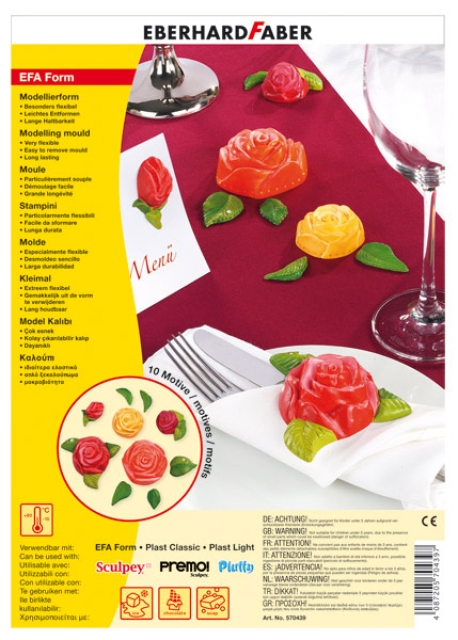 Eberhard Faber EFAForm Modellierform Rosen