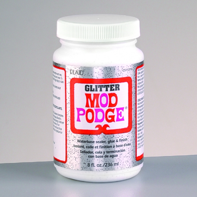 PLAID Mod Podge Shimmer silber