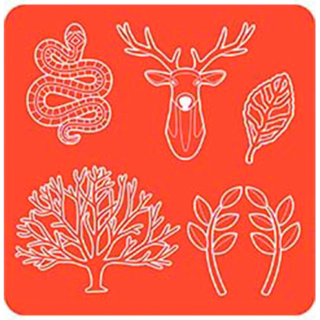 Mod Podge Mold Mystical Forest 6 Designs
