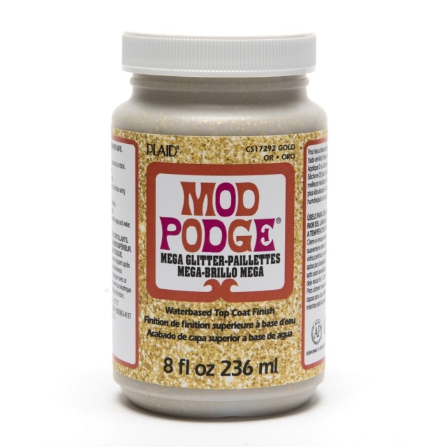 Mod Podge Mega Glitter Paillettes gold