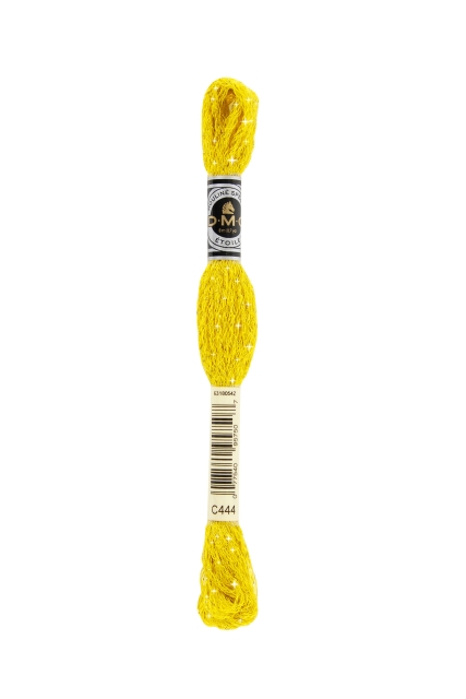 DMC Mouliné Etoile Strängchen zu 8 Meter Farbe gelb