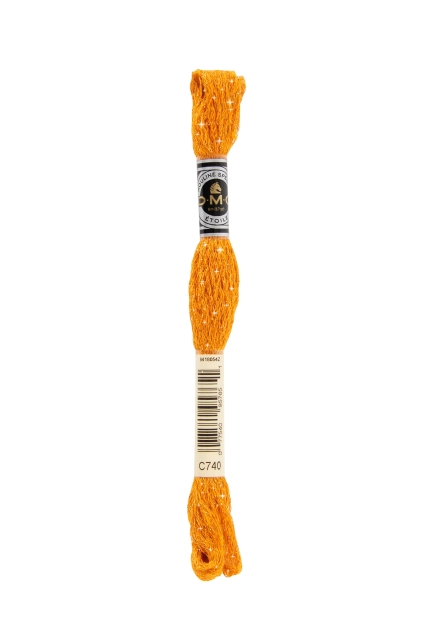 DMC Mouliné Etoile Strängchen zu 8 Meter Farbe orange