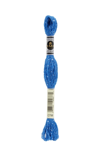 DMC Mouliné Etoile Strängchen zu 8 Meter Farbe kornblumenblau