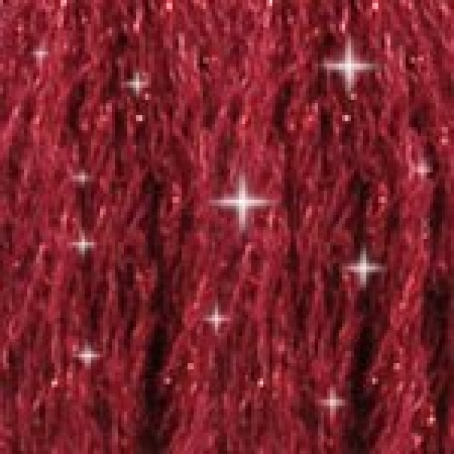 DMC Mouliné Etoile Strängchen zu 8 Meter Farbe dunkelrot