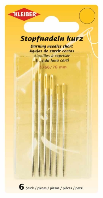 Stopfnadeln kurz  60, 66, 76 mm 6 Stück