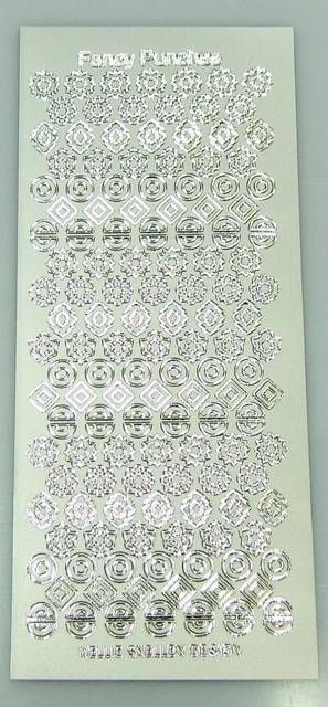 Sticker zu Fancy Punches silber
