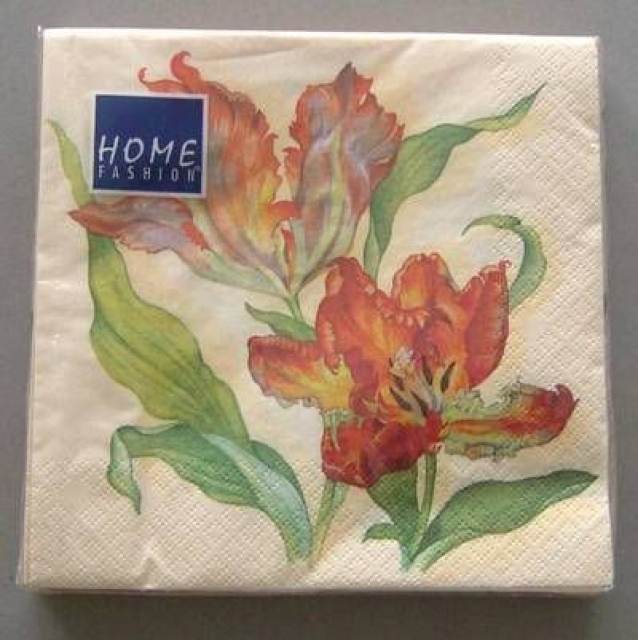 Serviette Blüte je Stück