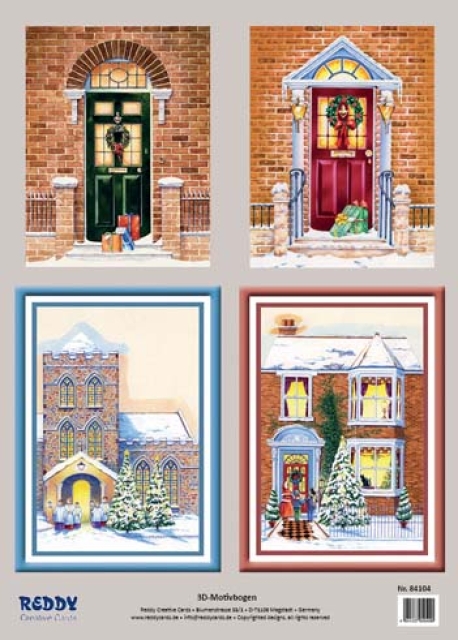 Reddy 3D Stanzbogen Winterliche Portale