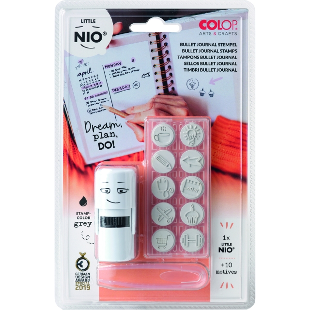 Little NIO Bullet Journal Stempel 12-teilig