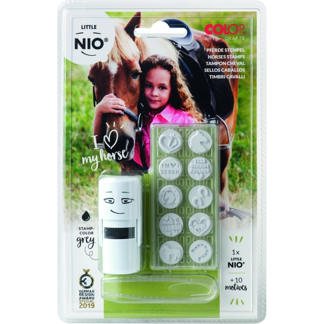 Little NIO Pferde Stempel 12-teilig