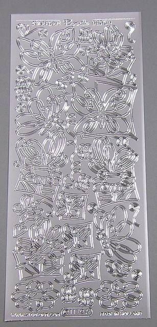 Le Suh Doodle Schmetterling silber