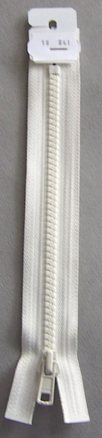 YKK nicht teilbar 3 cm breit Farbe 501 weiss 18 cm