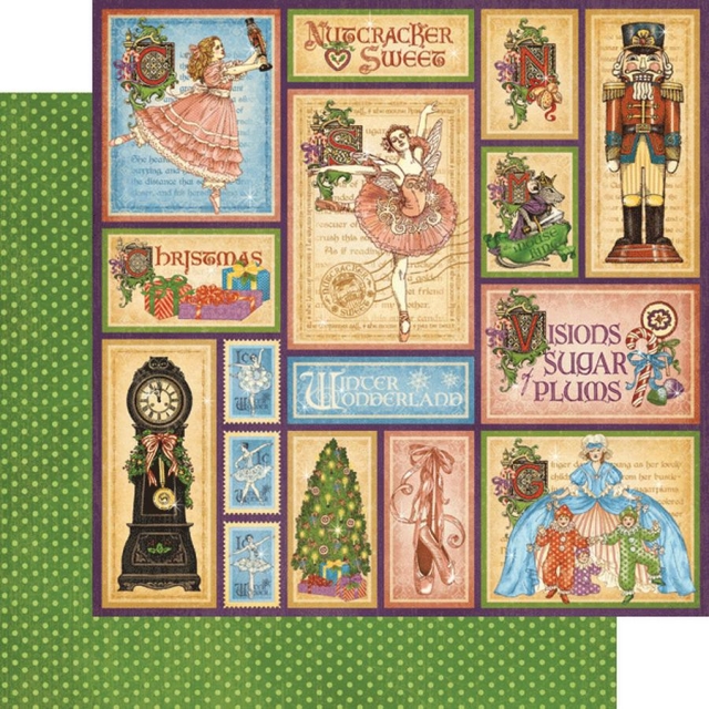 Graphic 45 Nutcracker Sweet Designpapier Holiday Magic