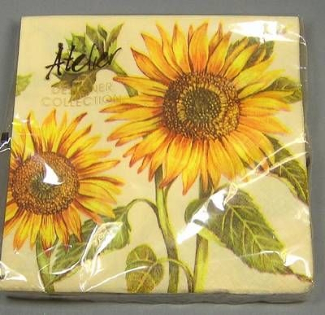 Serviette Sonnenblume