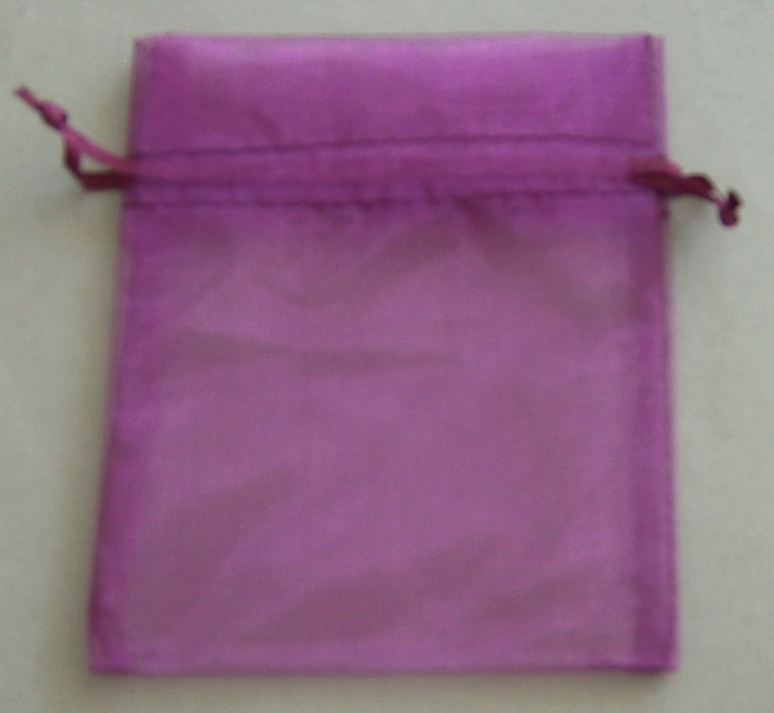 Hobbyfun Organzasäckchen 10 x 13 cm lavendel