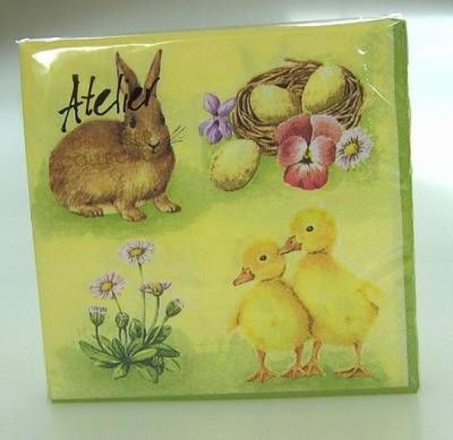 Serviette Serviettenzauber Osterhase