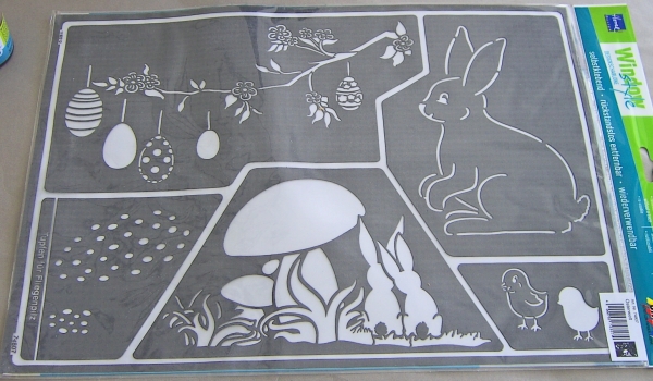 Home Design  Window Style Schablone Osterwelt