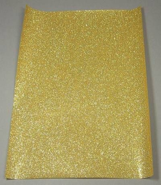 Glitterpapier A 4 gold