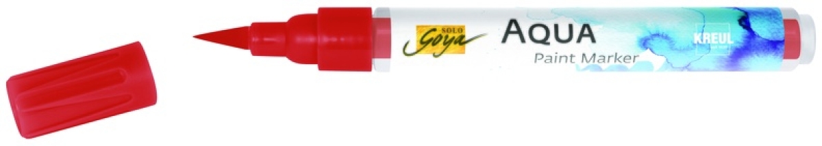SOLO GOYA Aqua Paint Marker Zinnoberrot dunkel