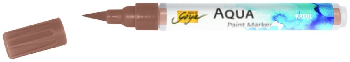 SOLO GOYA Aqua Paint Marker Oxydbraun dunkel
