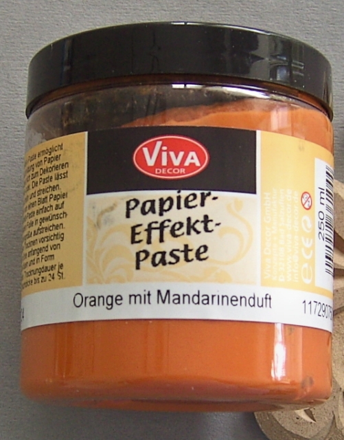 VIVA Decor Papier-Effekt-Paste mit Duft Orange mit Mandarinenduft