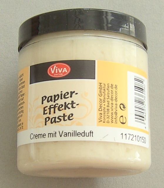 VIVA Decor Papier-Effekt-Paste mit Duft Creme mit Vanilleduft