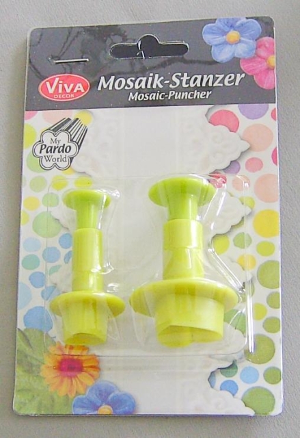 VIVA Decor Patchy Mosaik Stanzer Herz 2 Stück