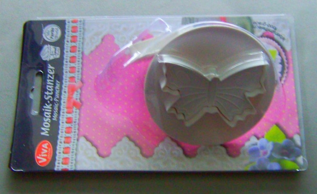 VIVA Decor Patchy Mosaik Stanzer Schmetterling 2 Stück