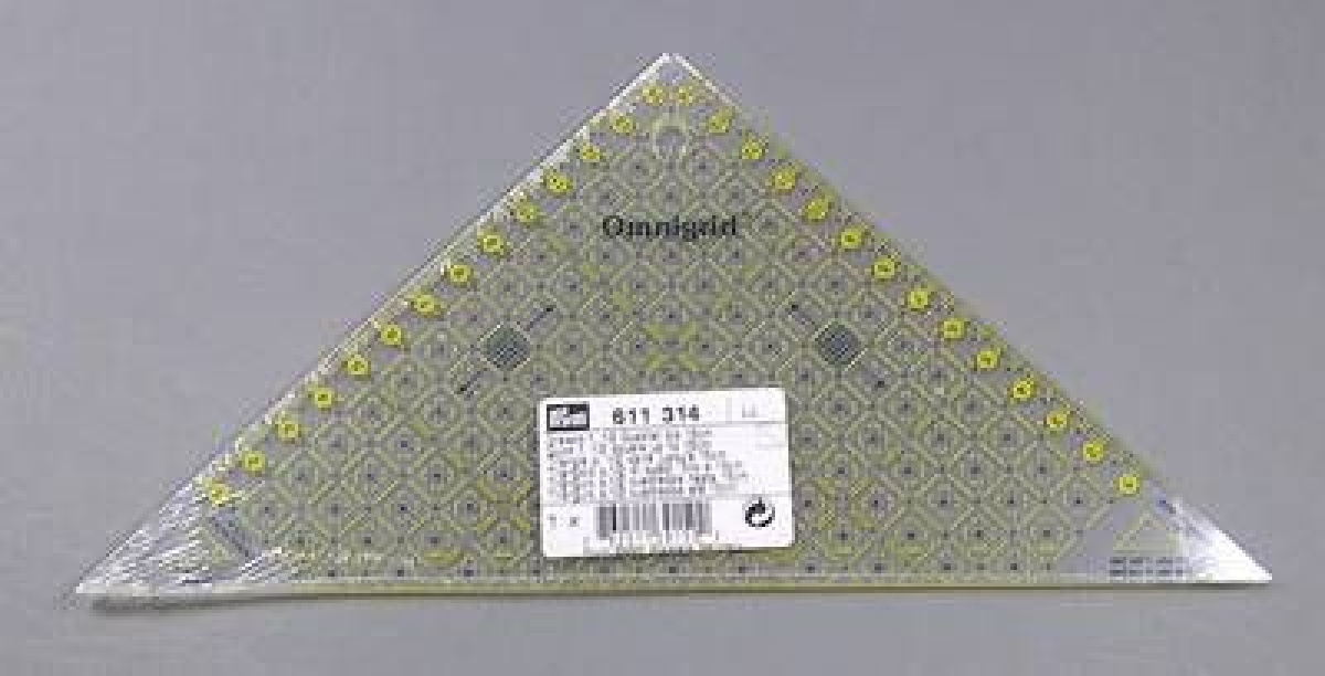 PRYM Omnigrid Dreieick für 1/2 Quadrat bis 15 cm